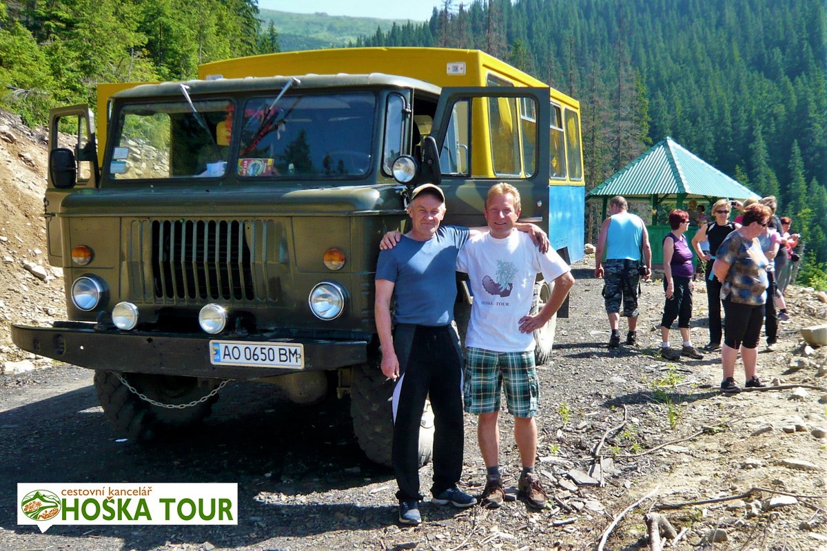Poznávací zájezd na Ukrajinu s turistikou