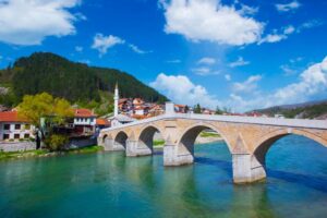 Most v Konjic - Bosna a Hercegovina