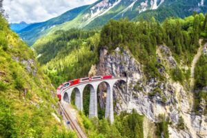 Most Landwasserviaduct - cyklistické zájezdy do Švýcarska