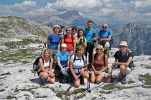 Pěší turistika v Dolomitech
