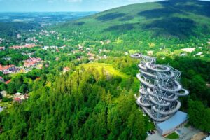 Świeradów-Zdrój a stezka Sky Walk