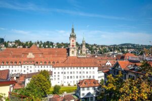 Centrum města Sankt Gallen - zájezdy do Švýcarska