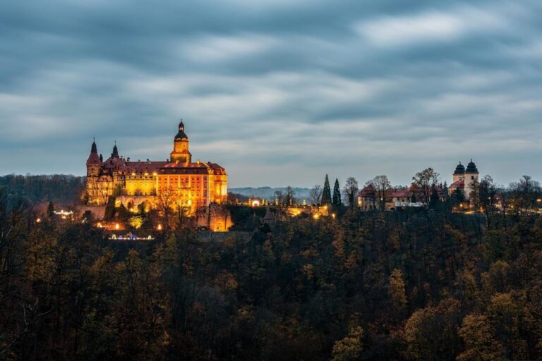 Książ: Magie osvětlených zahrad